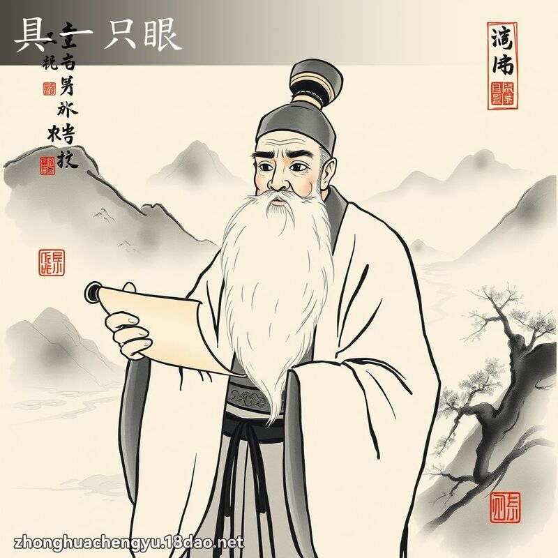 具一只眼 配图