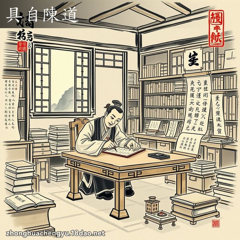 具自陳道 配图