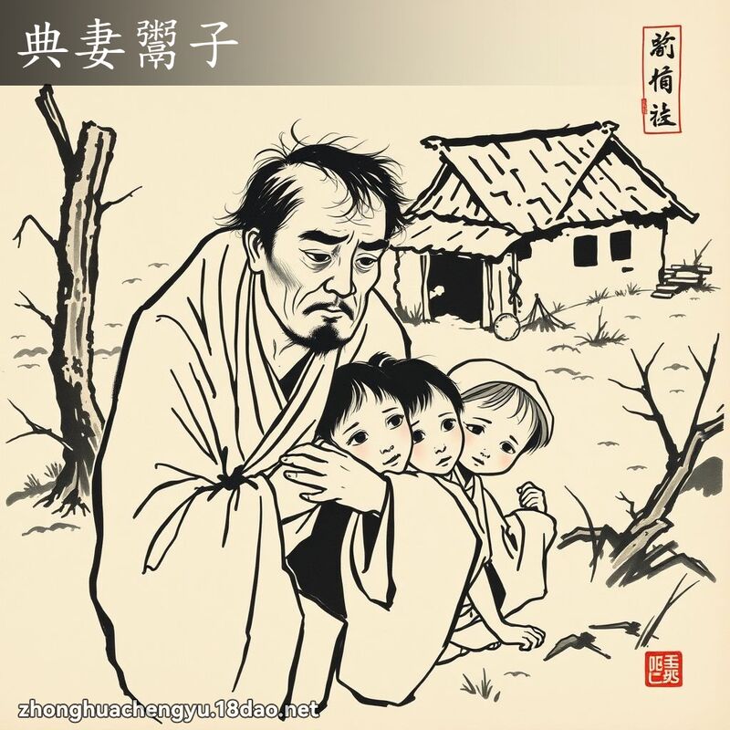 典妻鬻子 配图