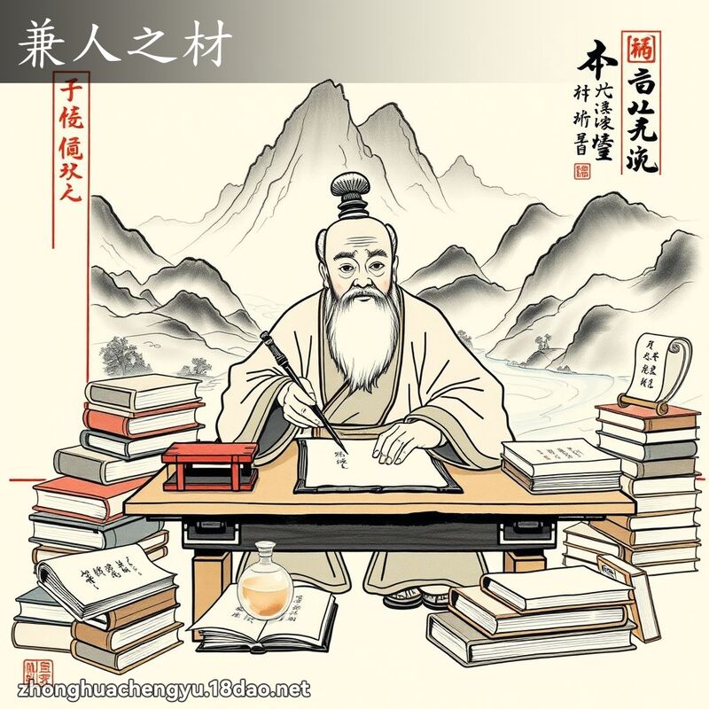 兼人之材 配图