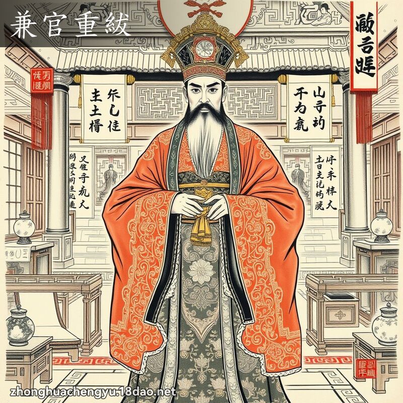 兼官重紱 配图