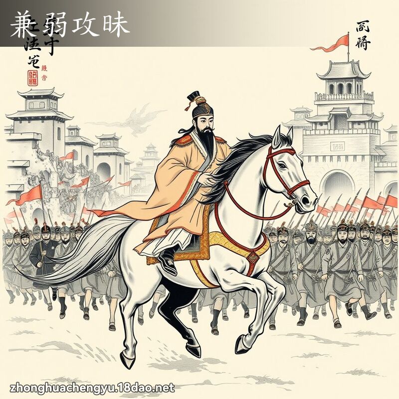 兼弱攻昧 配图