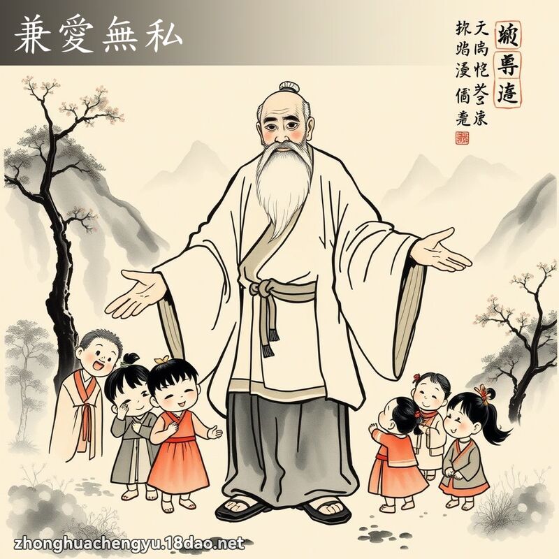 兼愛無私 配图