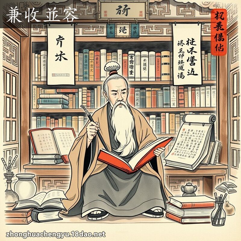 兼收並容 配图
