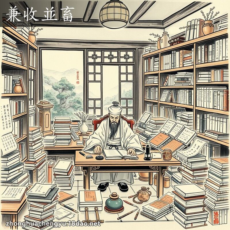 兼收並畜 配图