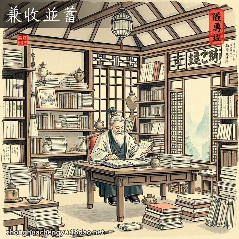 兼收並蓄 配图