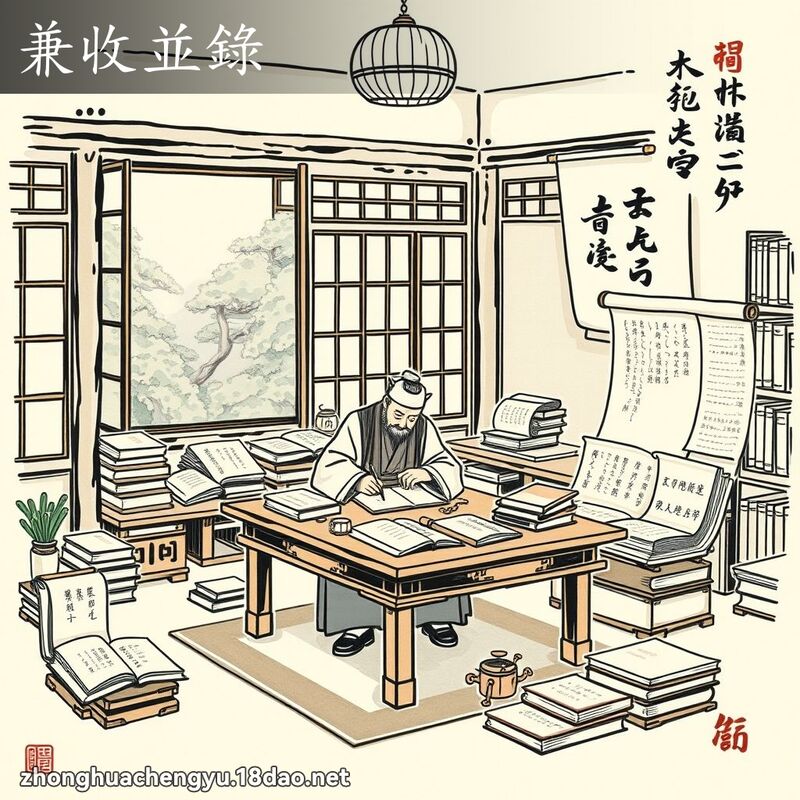 兼收並錄 配图