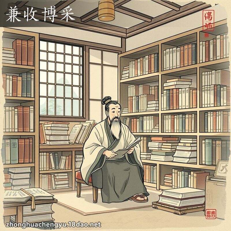 兼收博采 配图