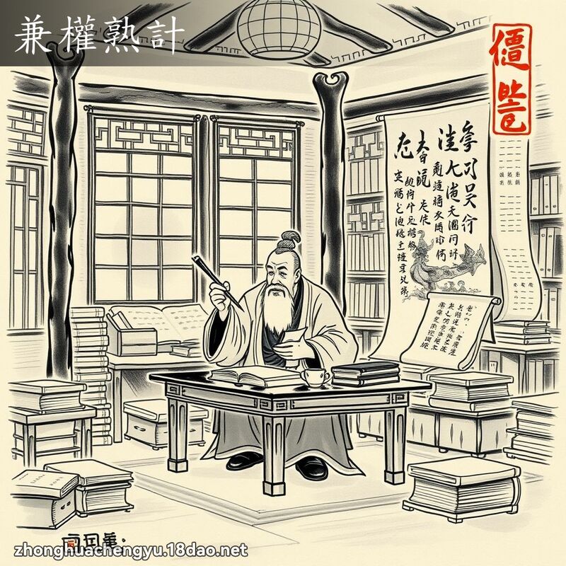 兼權熟計 配图