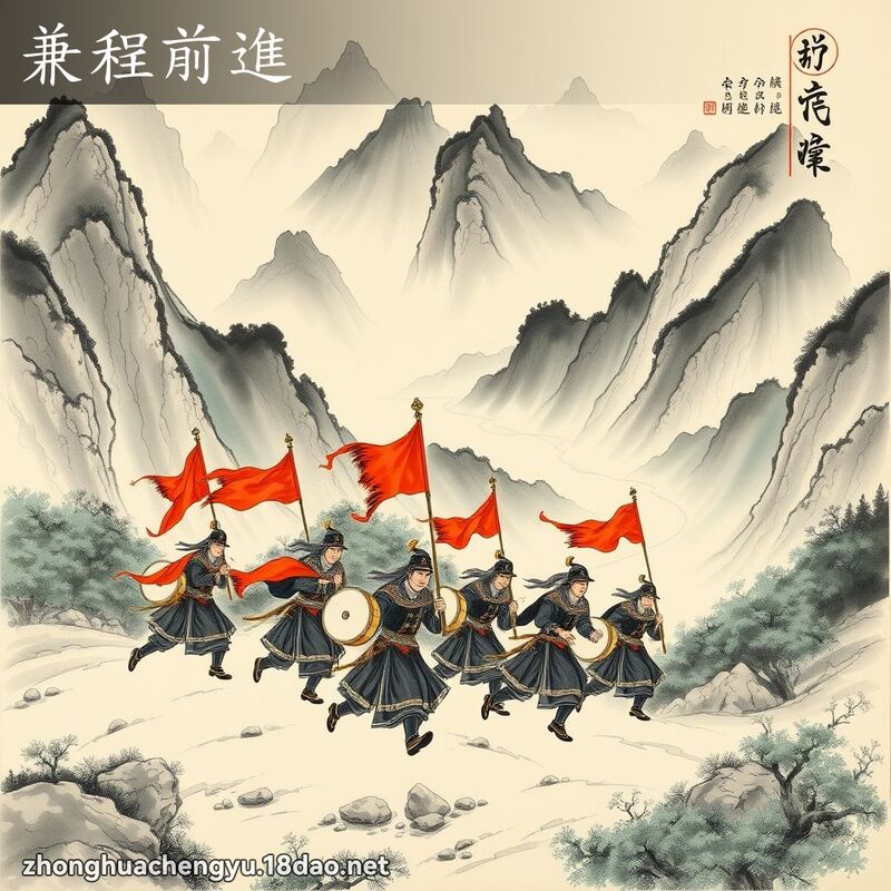 兼程前進 配图