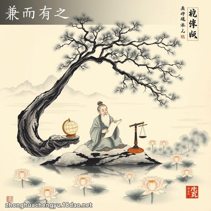 兼而有之 配图