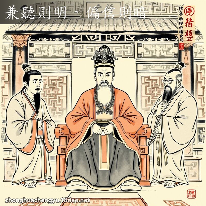 兼聽則明,偏信則暗 配图