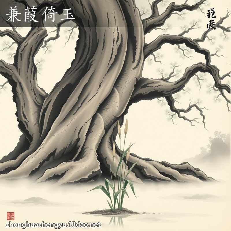 兼葭倚玉 配图