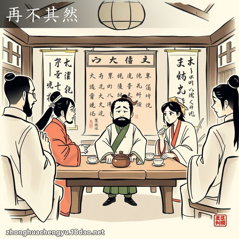 再不其然 配图