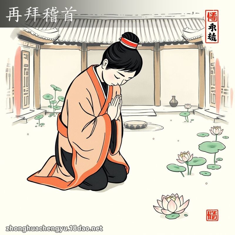再拜稽首 配图