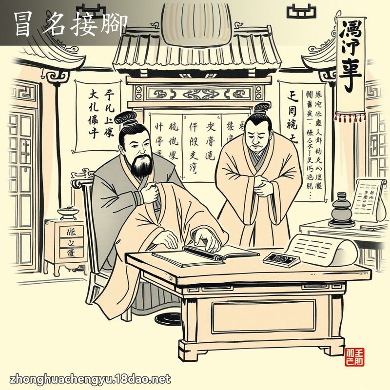 冒名接腳 配图