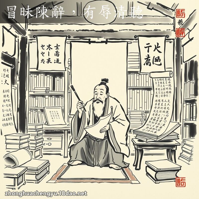 冒昧陳辭,有辱清聽 配图