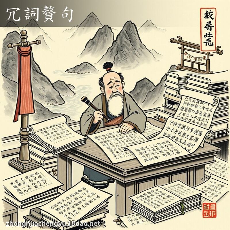 冗詞贅句 配图