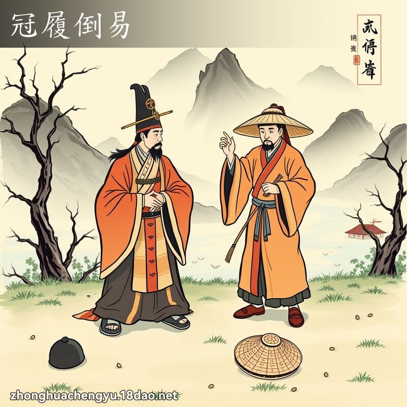冠履倒易 配图