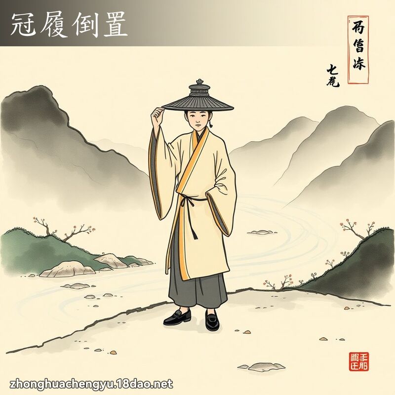 冠履倒置 配图