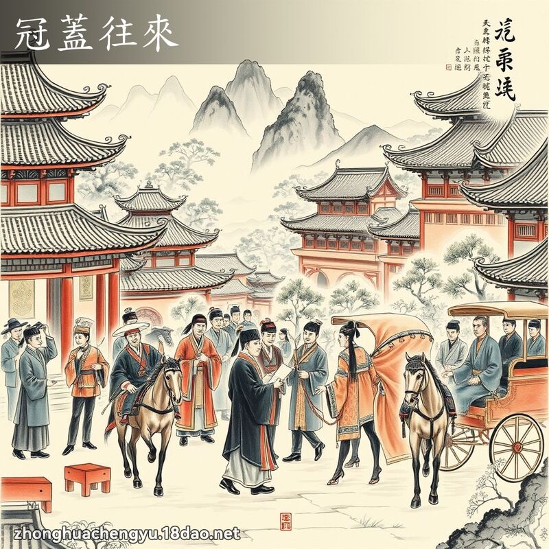 冠蓋往來 配图