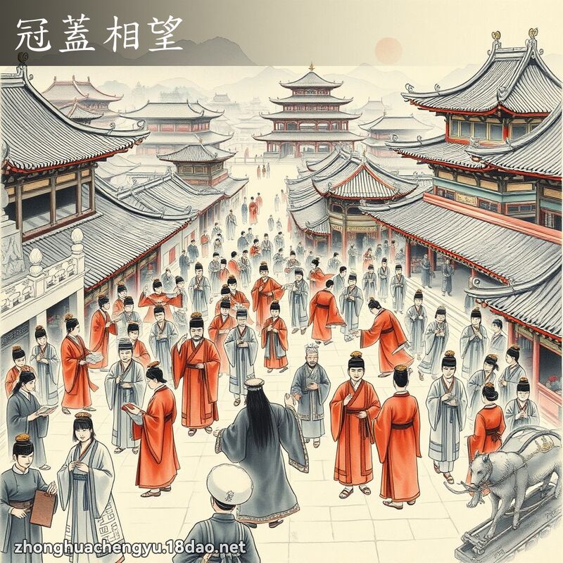 冠蓋相望 配图