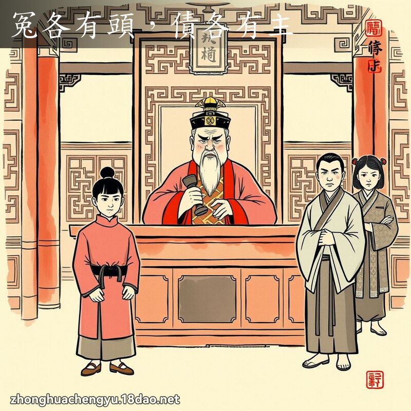 冤各有頭,債各有主 配图