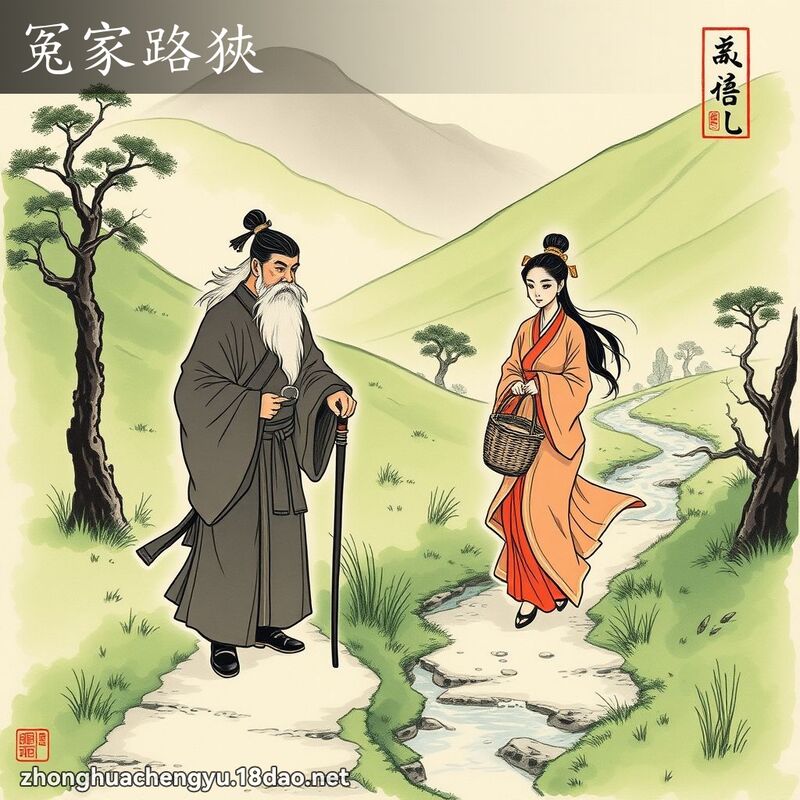 冤家路狹 配图