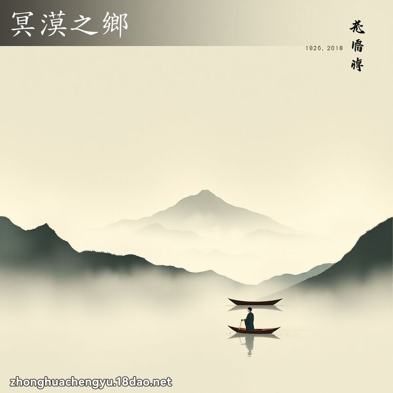 冥漠之鄉 - 中華成語配圖
