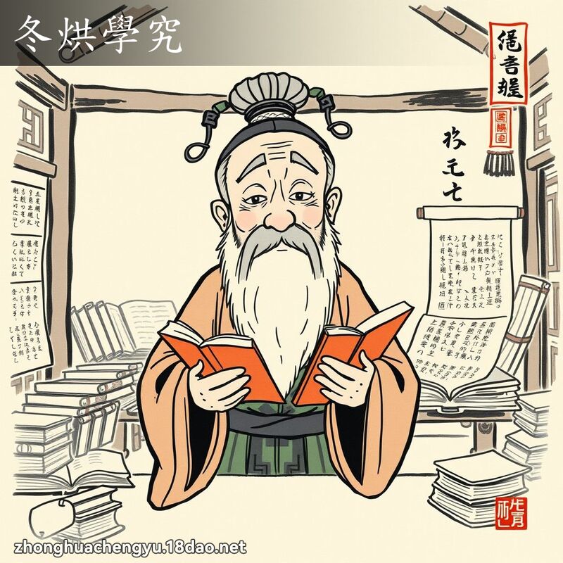 冬烘學究 配图
