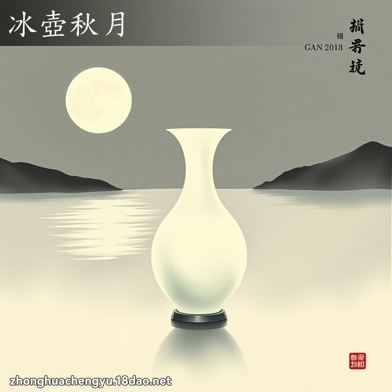 冰壺秋月 配图