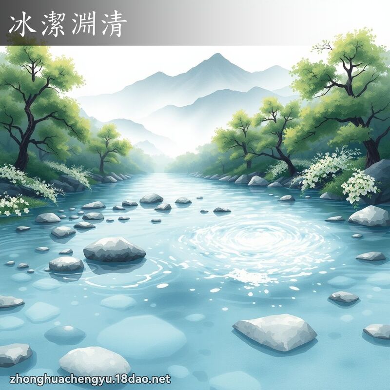 冰潔淵清 配图