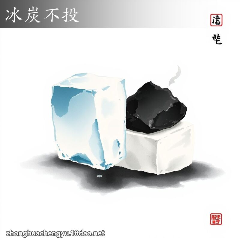 冰炭不投 配图
