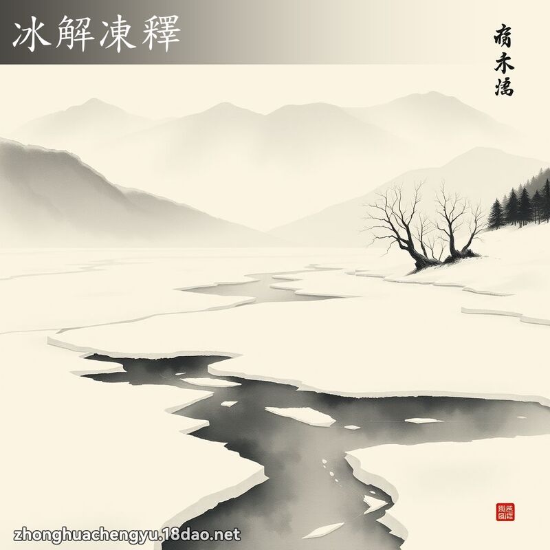 冰解凍釋 配图