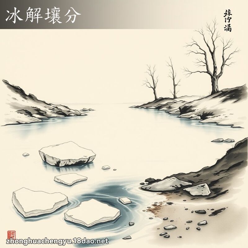 冰解壤分 配图