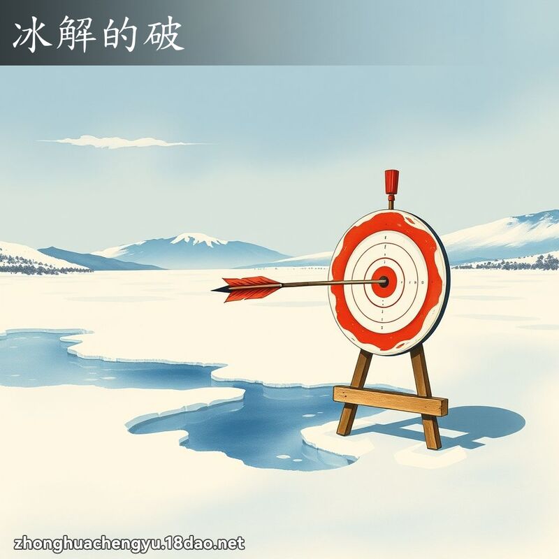 冰解的破 配图