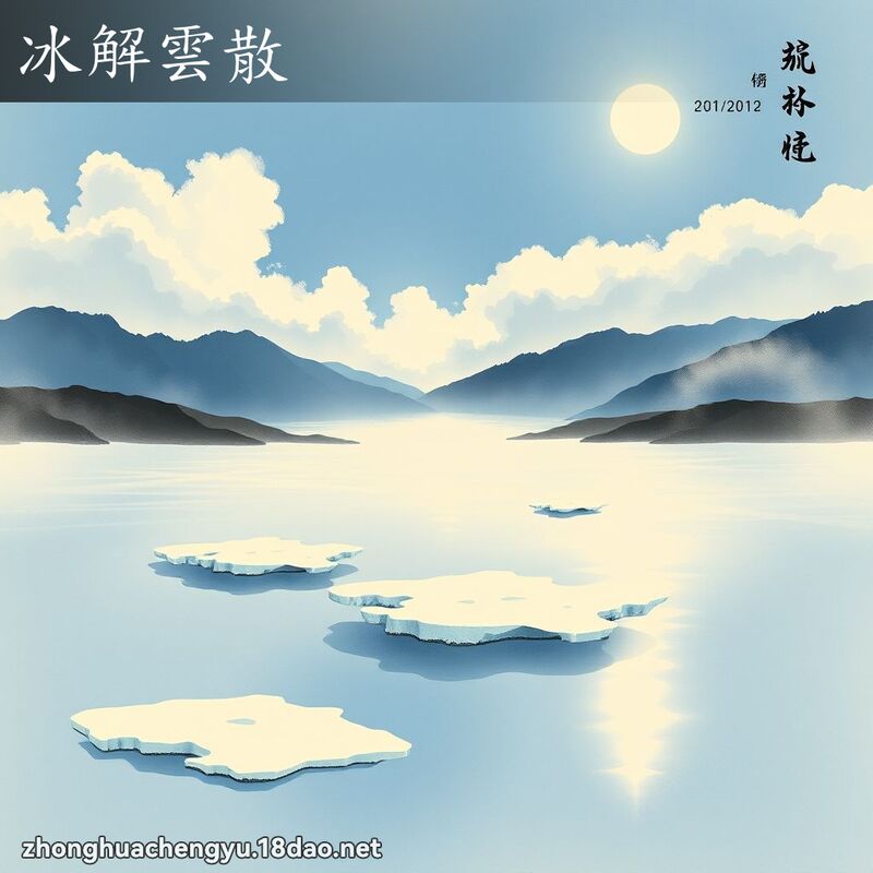冰解雲散 配图