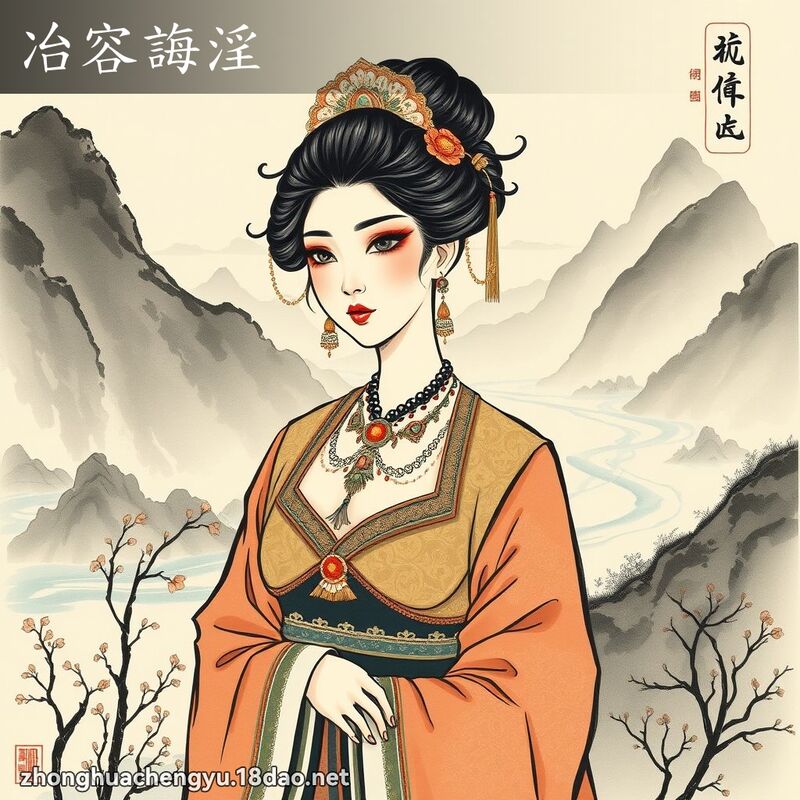 冶容誨淫 配图