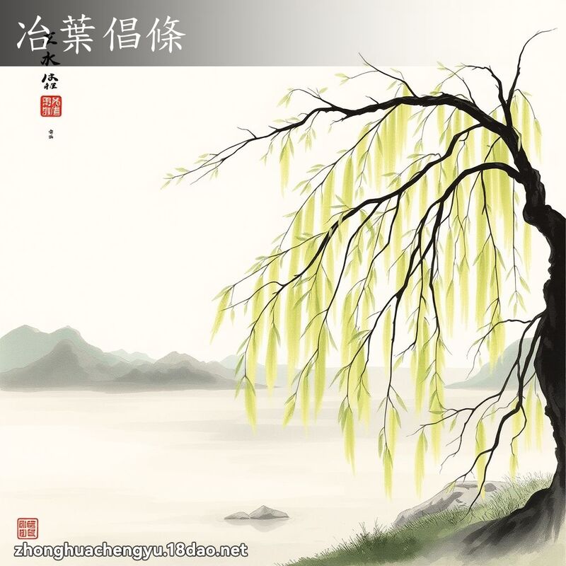 冶葉倡條 配图