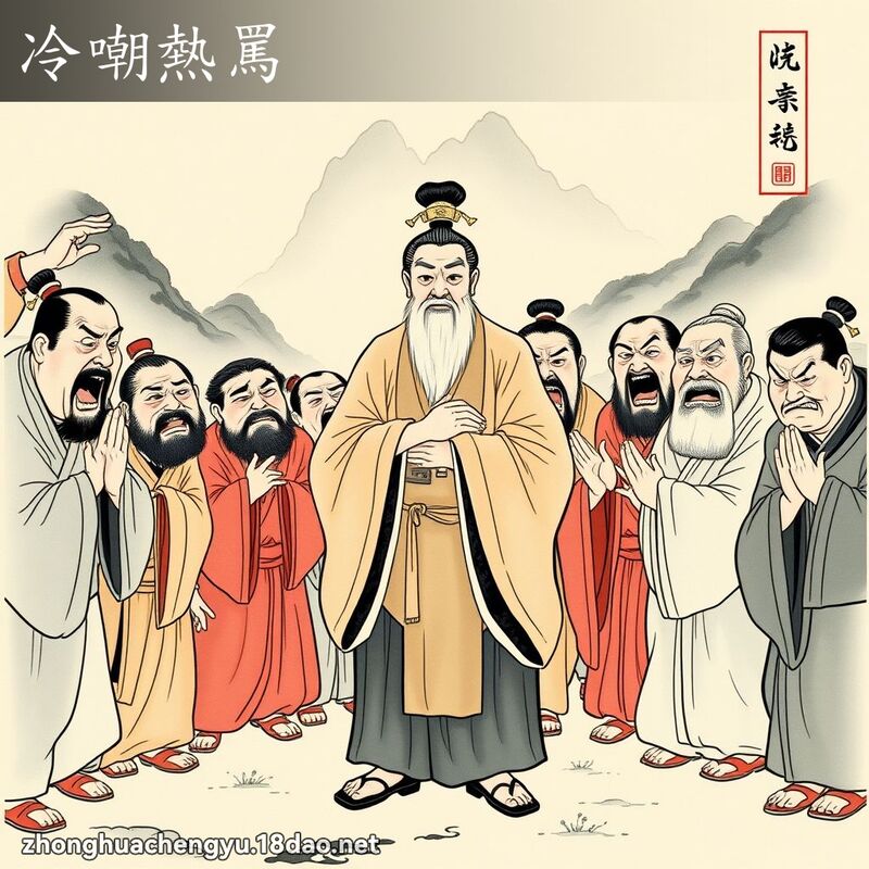 冷嘲熱罵 配图