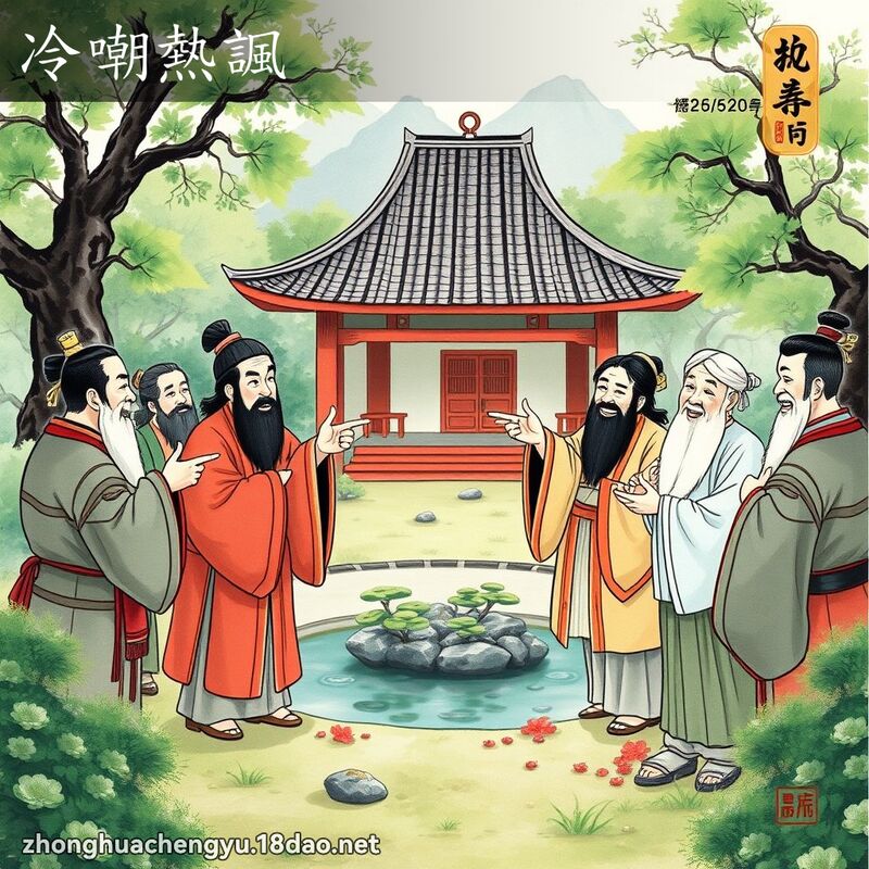冷嘲熱諷 配图