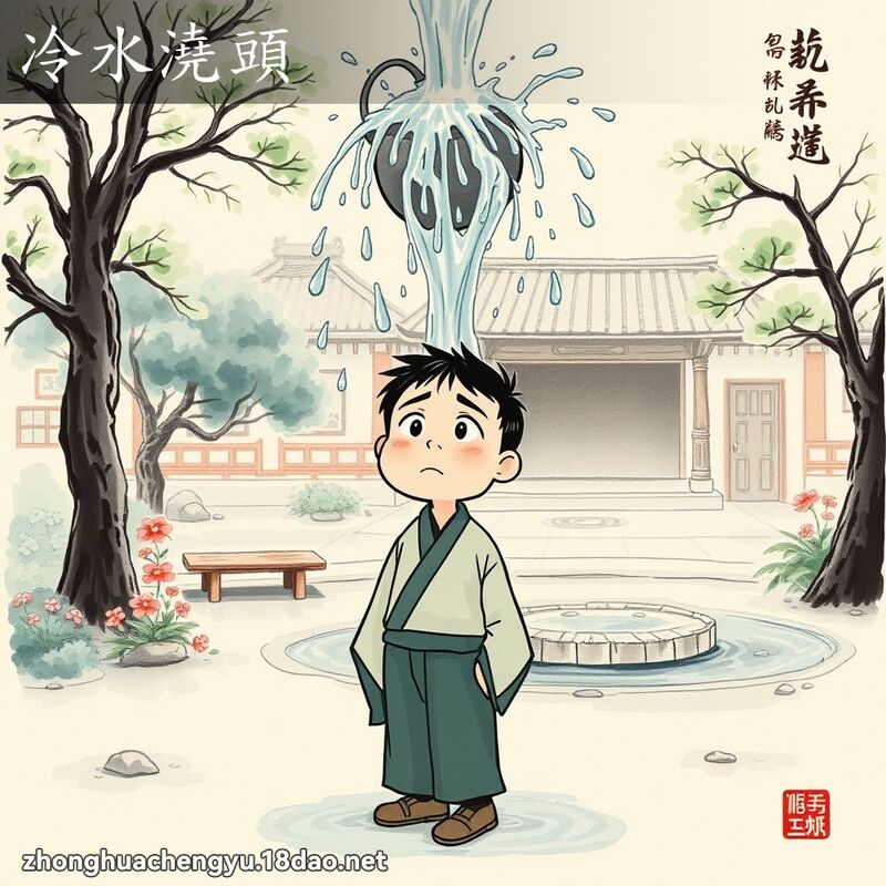 冷水澆頭 配图