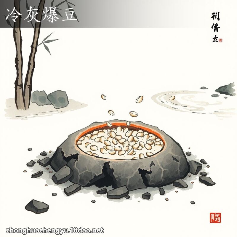 冷灰爆豆 配图