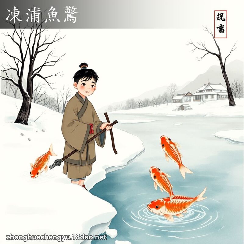 凍浦魚驚 - 中華成語配圖