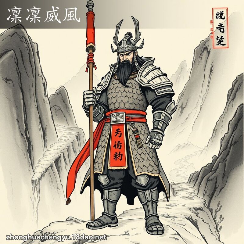 凛凛威风 - 中华成语配图