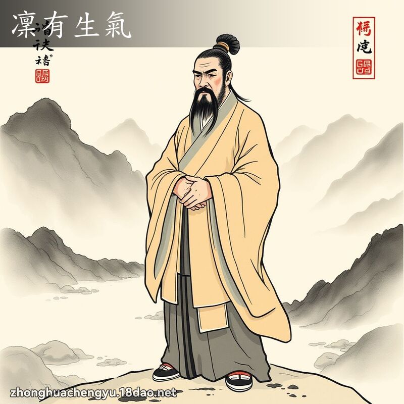 凜有生氣 - 中華成語配圖
