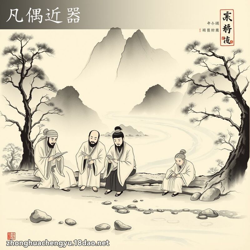 凡偶近器 - 中華成語配圖