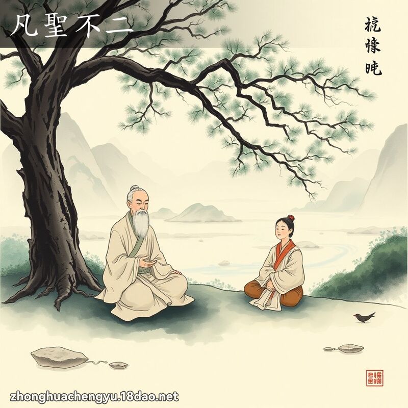 凡聖不二 - 中華成語配圖