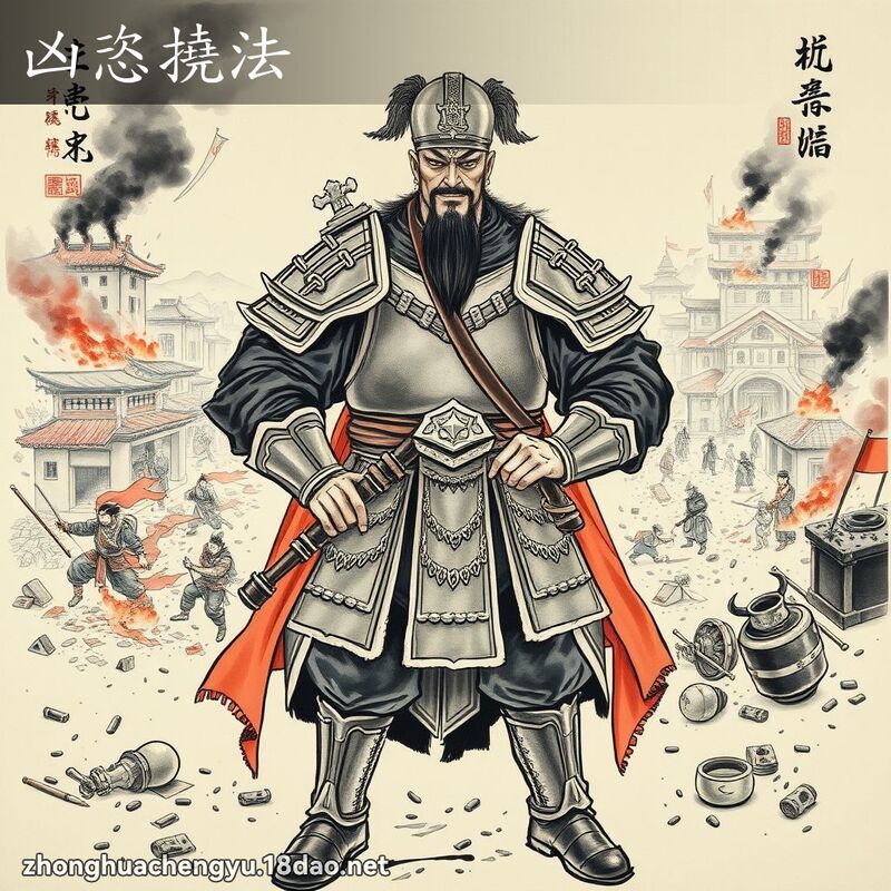 凶恣撓法 配图