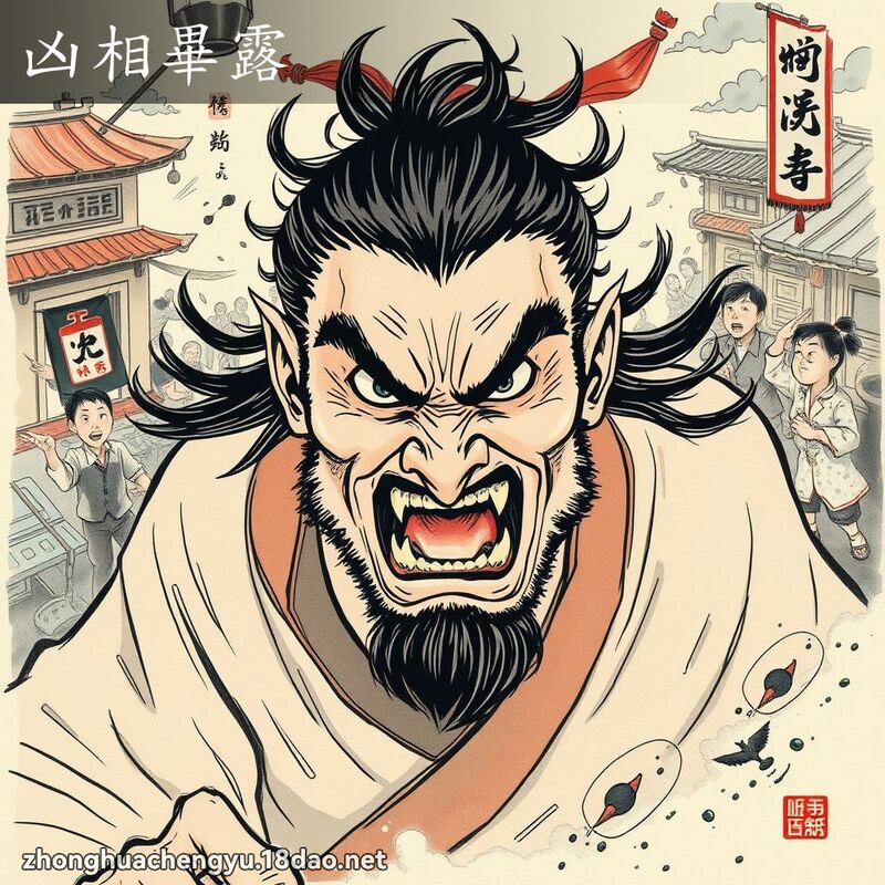 凶相畢露 配图